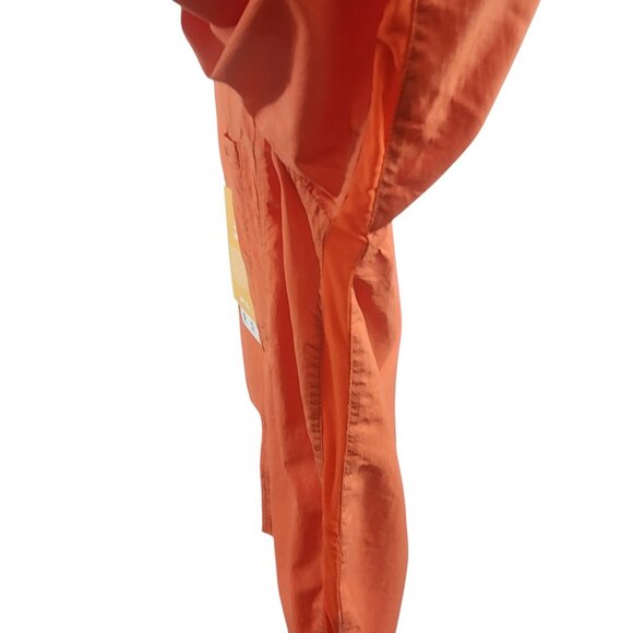 Exofficio Men's Dry Lite Orange Casual Button Down Shirt - Picture 4 of 6